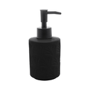 Jogo para Banheiro Leaf em Ceramica Preto 2 Peças
